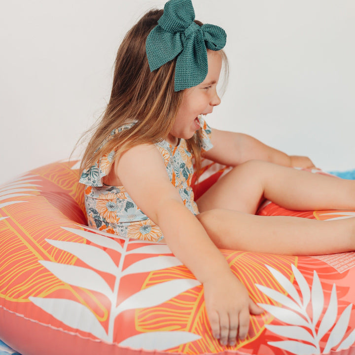Swim Swanky - Deep Ocean Ribbed Crinkled