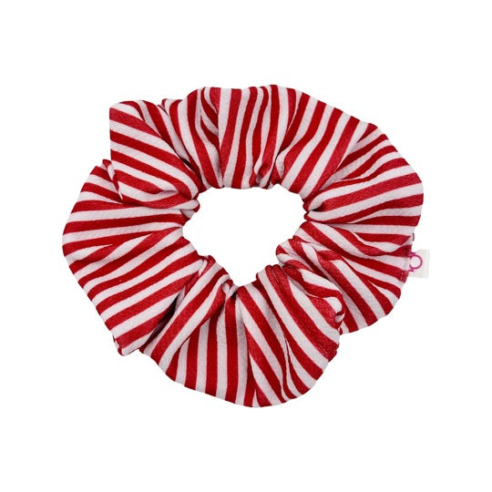 Red Stripes Scrunchie