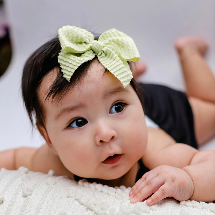 Ribbed Mini Swanky Bows
