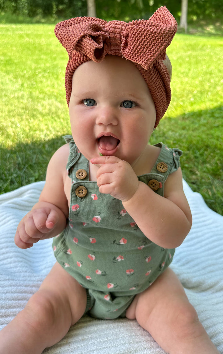 Ribbed Crinkled Swim Mini Headwraps