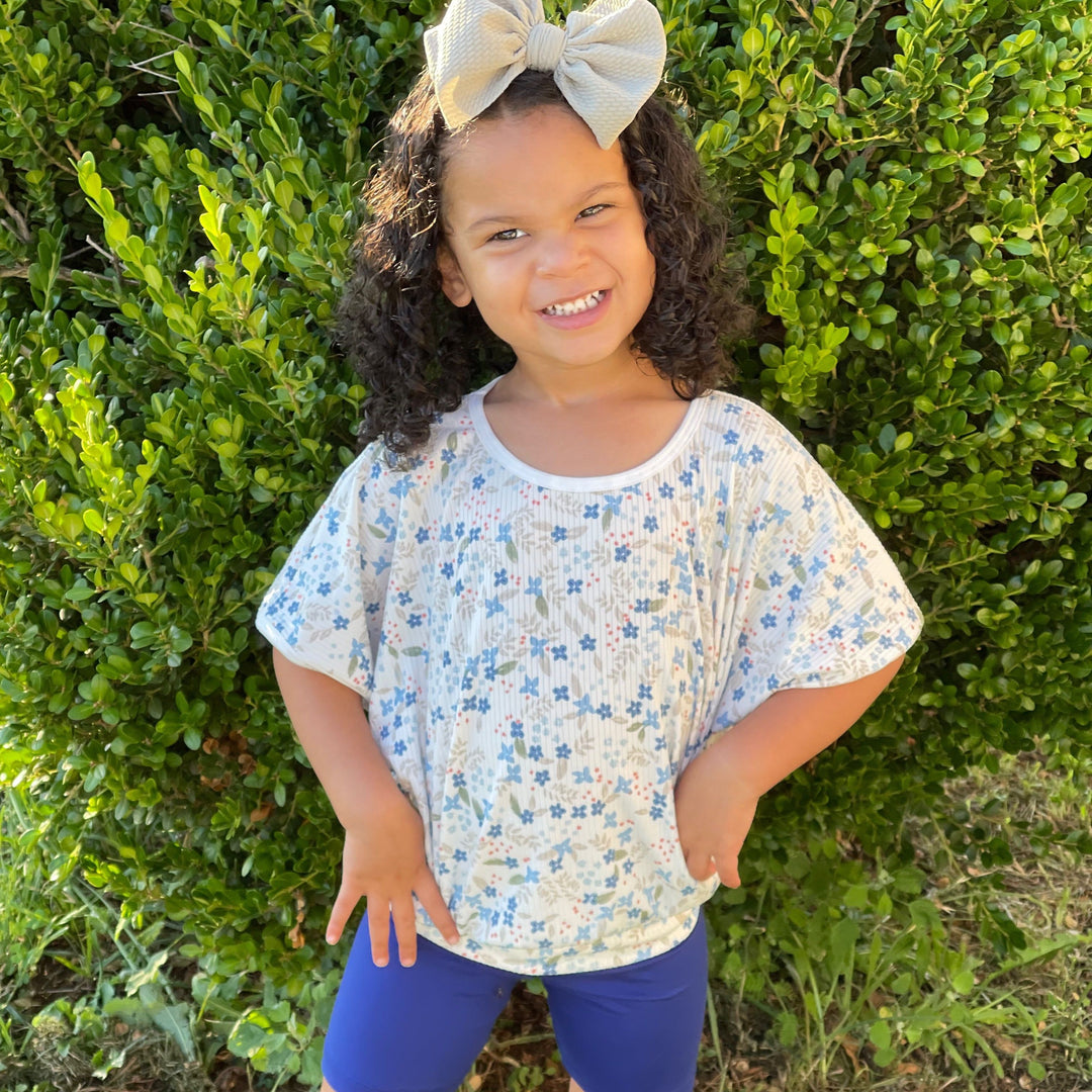 Royal Floral Biker Set