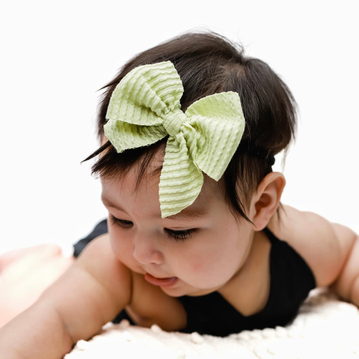 Ribbed Mini Swanky Bows