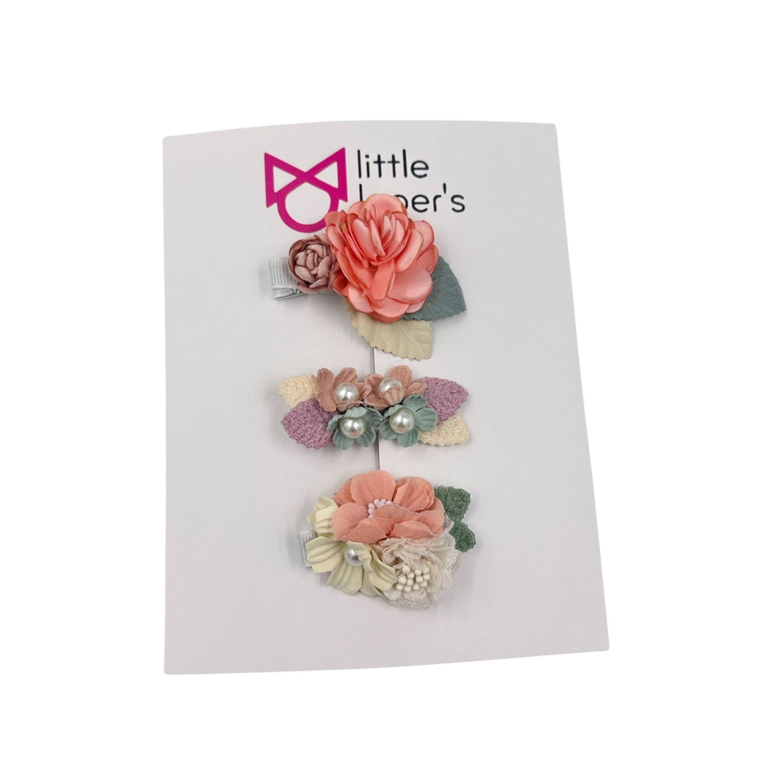 Enchanting Flower Crown Clips