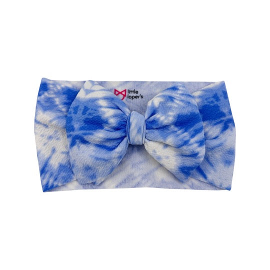 Blue Water Tie Dye Headwrap