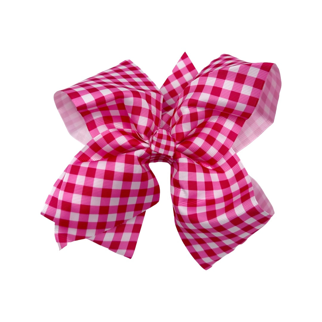 Set of 5 8 Inch Ribbon Gingham