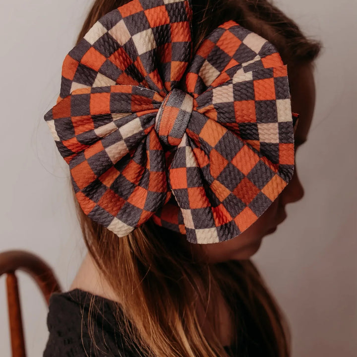 Autumn Checkers Headwarp