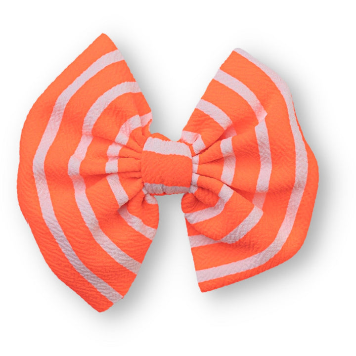 Neon Orange Stripes