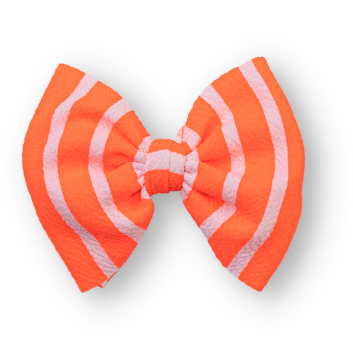 Neon Orange Stripes