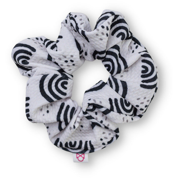 Mono Rainbow Scrunchie