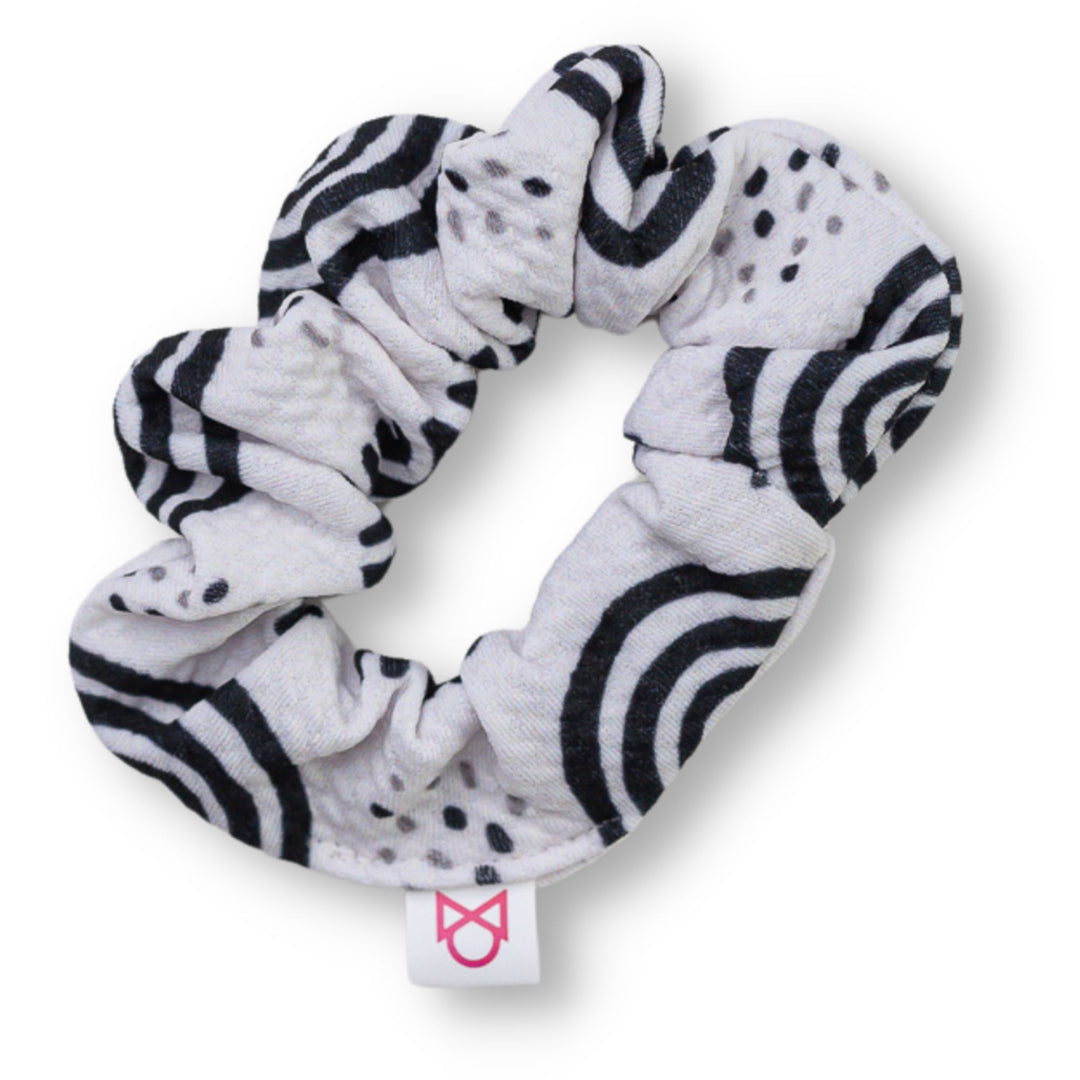 Mono Rainbow Scrunchie