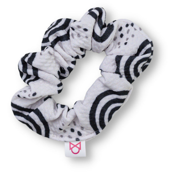Mono Rainbow Scrunchie