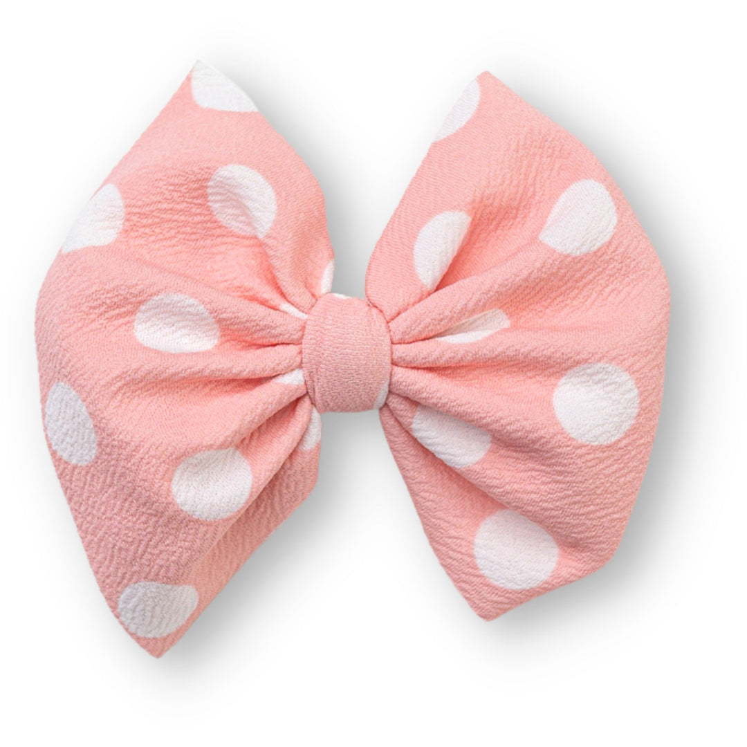 Off White Polka Dots On Blush