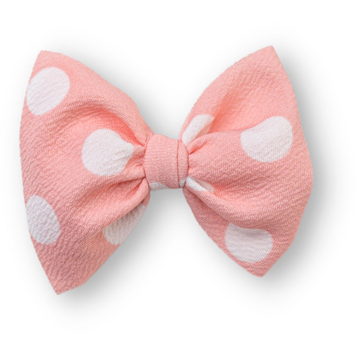 Off White Polka Dots On Blush