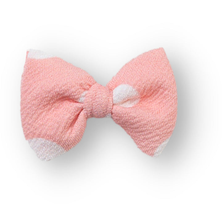 Off White Polka Dots On Blush