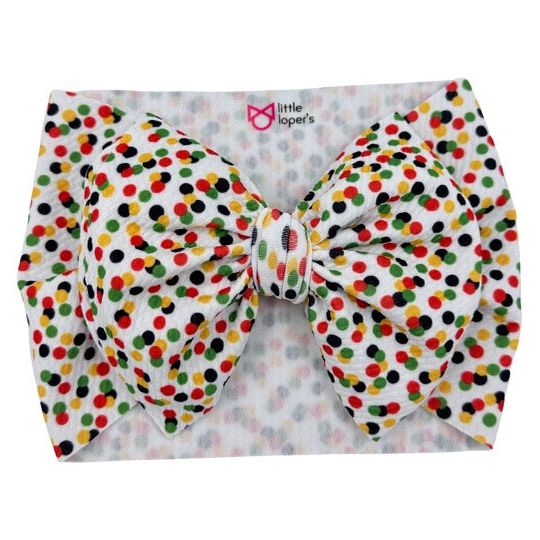BHM Dots Headwrap
