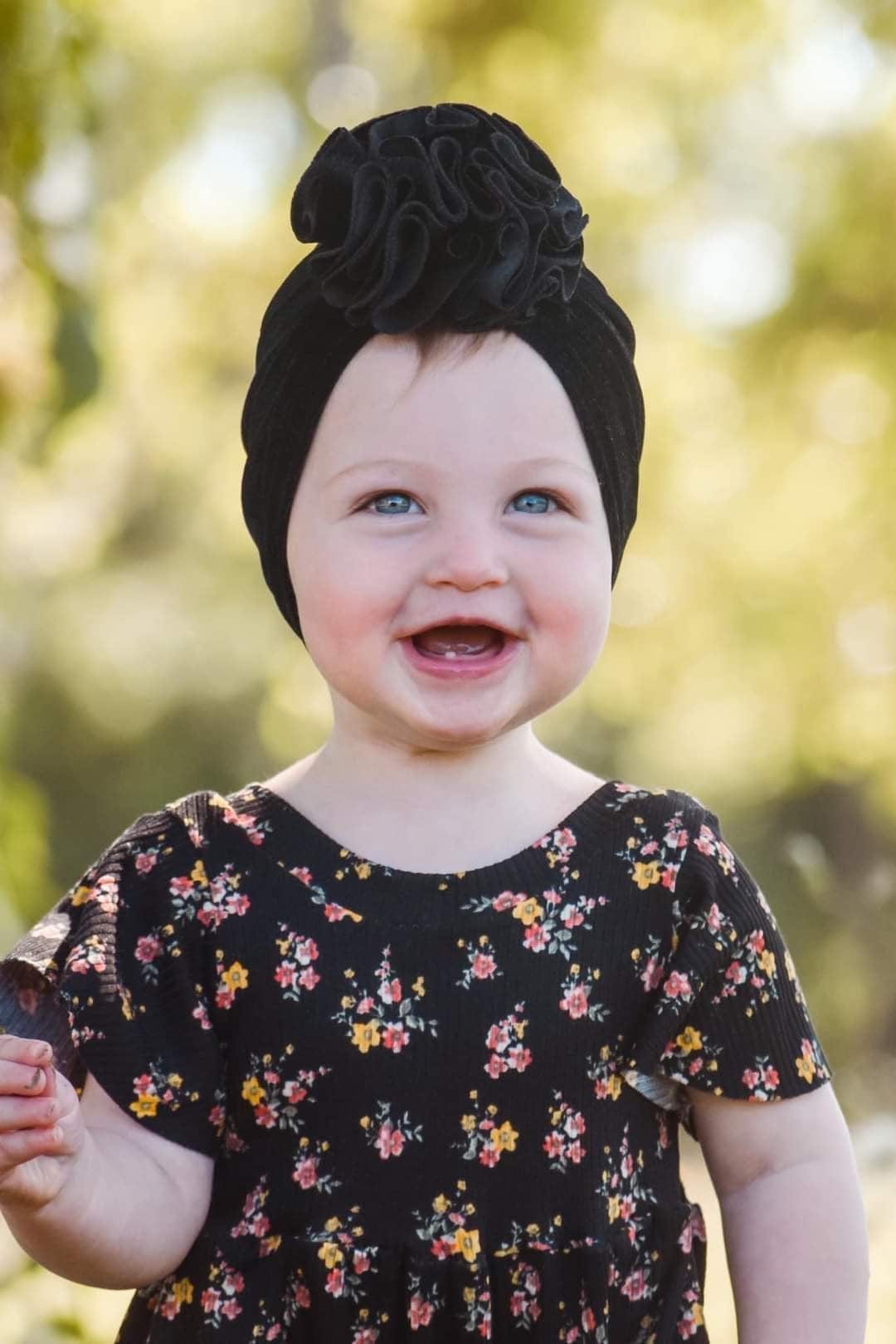 Velvet Bloom Turban