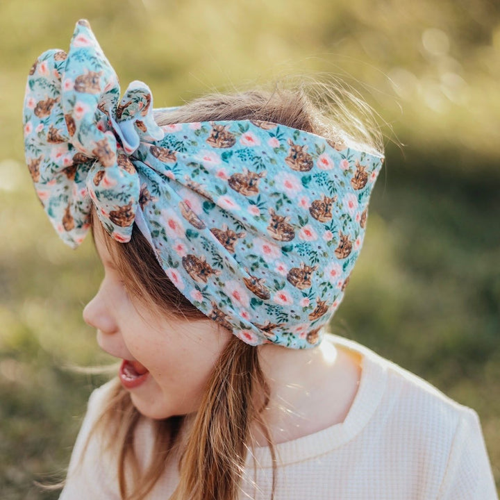 Fawn Floral Headwrap