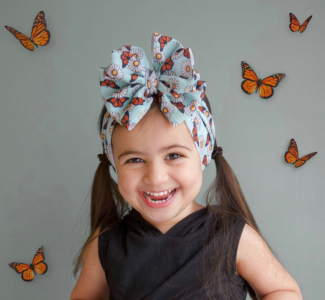 Monarch Floral Headwrap