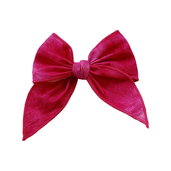 Swanky Bow - Hot Pink