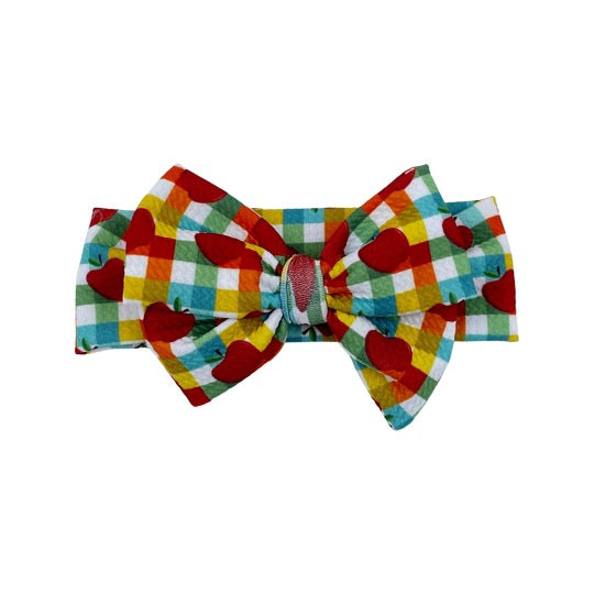 Apple Plaid Headwrap