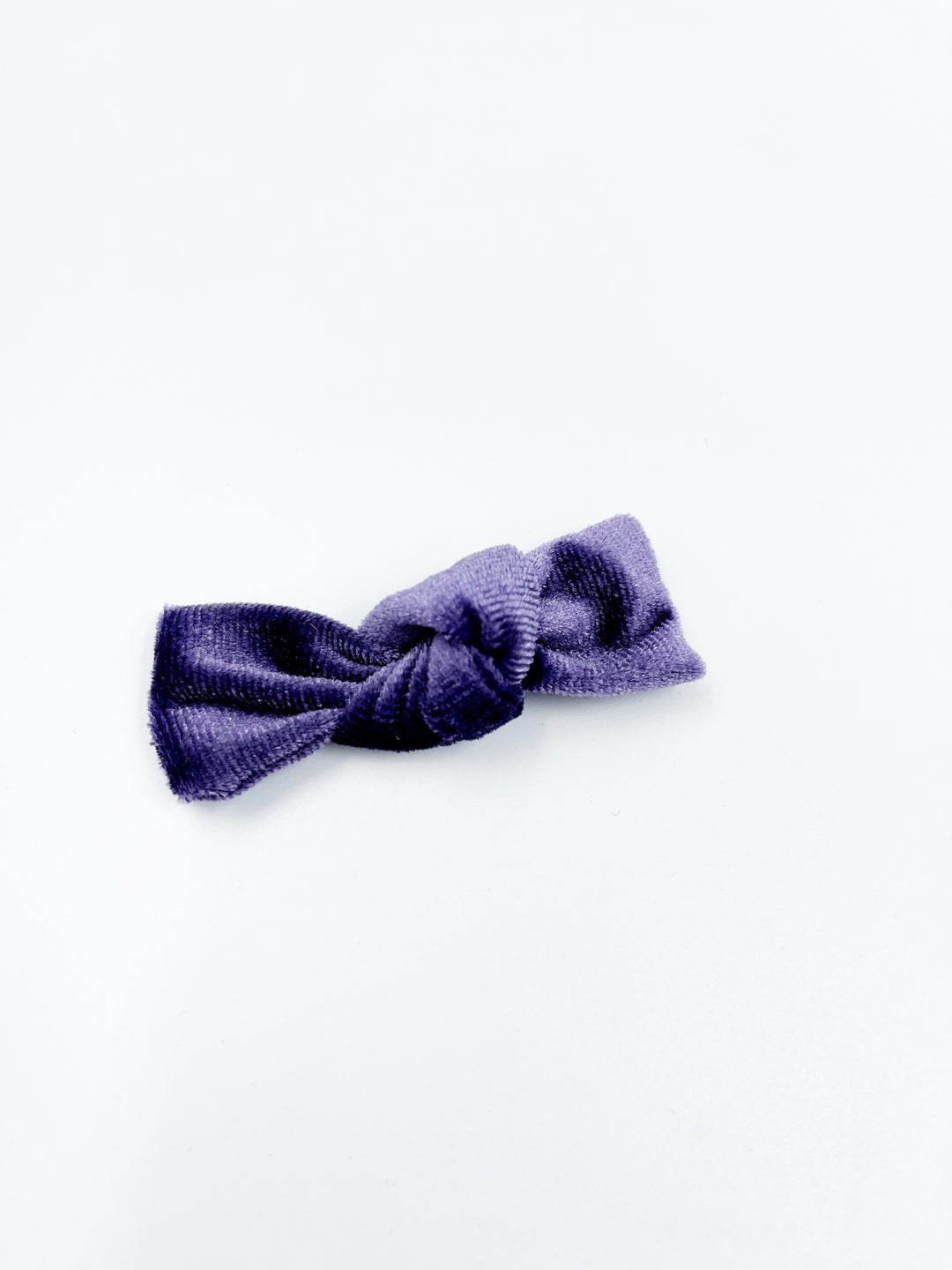 LITTLE KNOTTY BOW VELVET CLIP