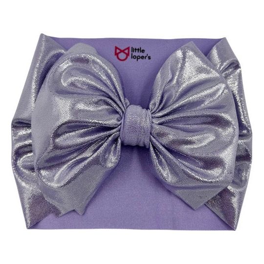 Pastel Lilac Shimmer Headwrap