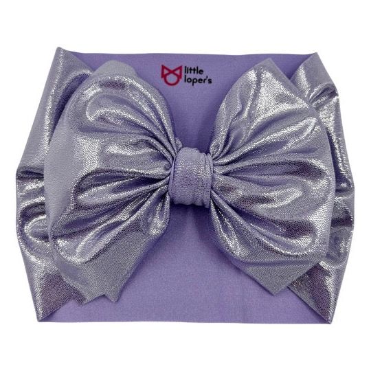 Pastel Lilac Shimmer Headwrap