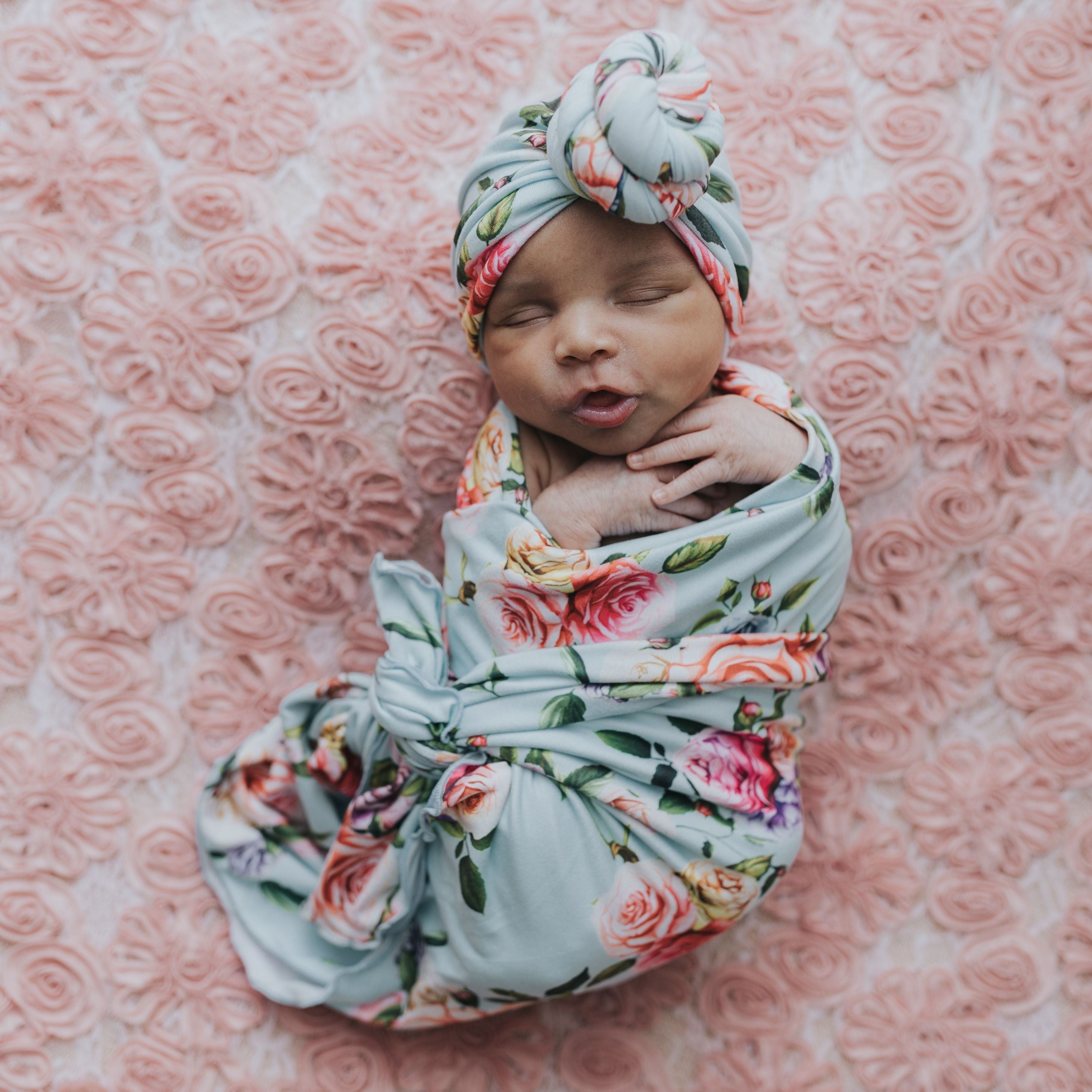 Mothers Garden Swaddle Blanket Set