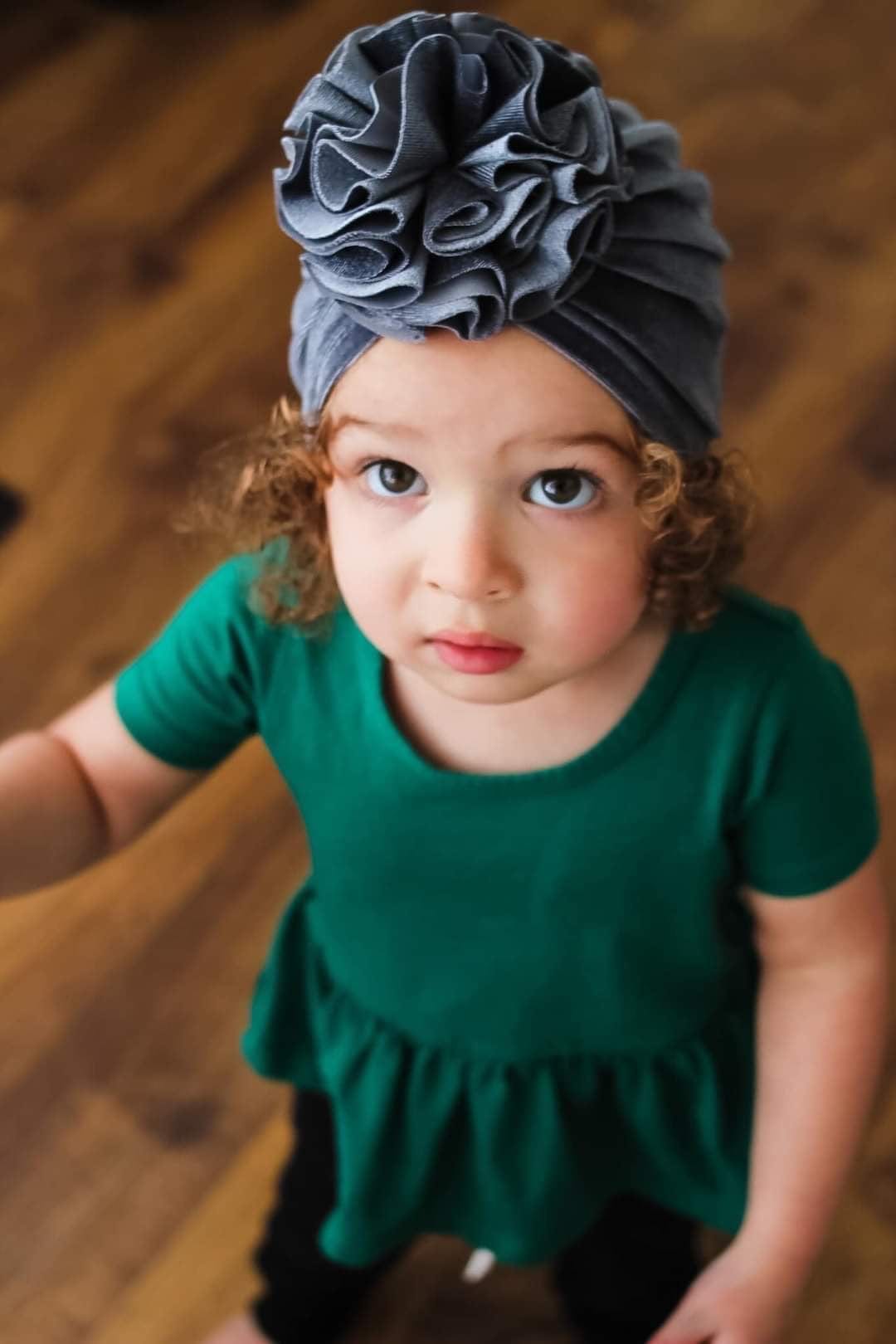 Velvet Bloom Turban