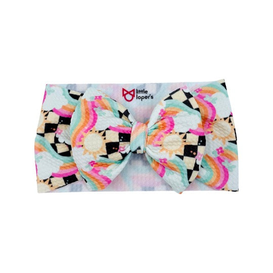 Racing Rainbows Headwrap