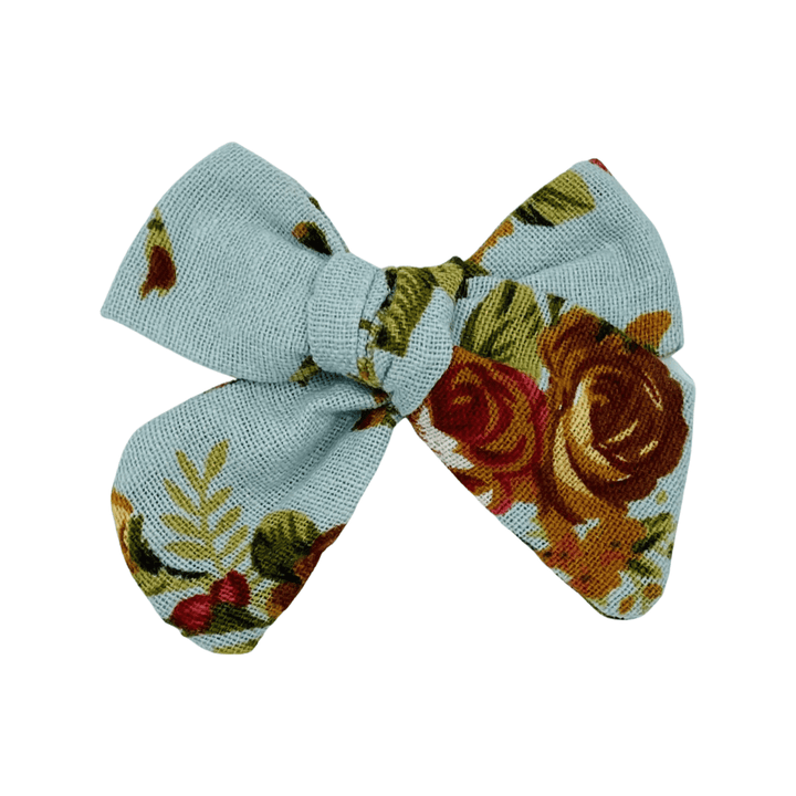 VINTAGE MINT FLORAL BOWS