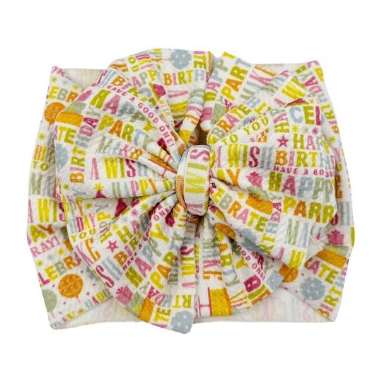 Birthday Wishes Headwrap