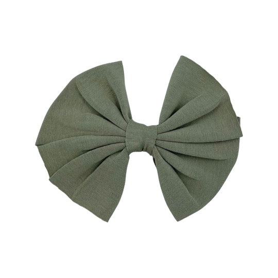 Organic Knit Olive Green Butterfly and Dainty