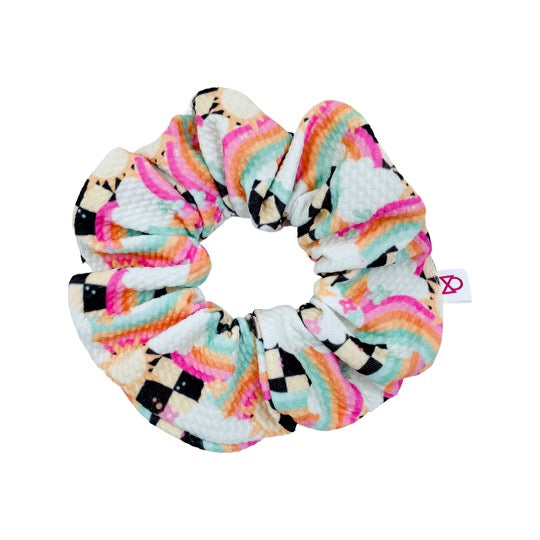 Racing Rainbows Scrunchie