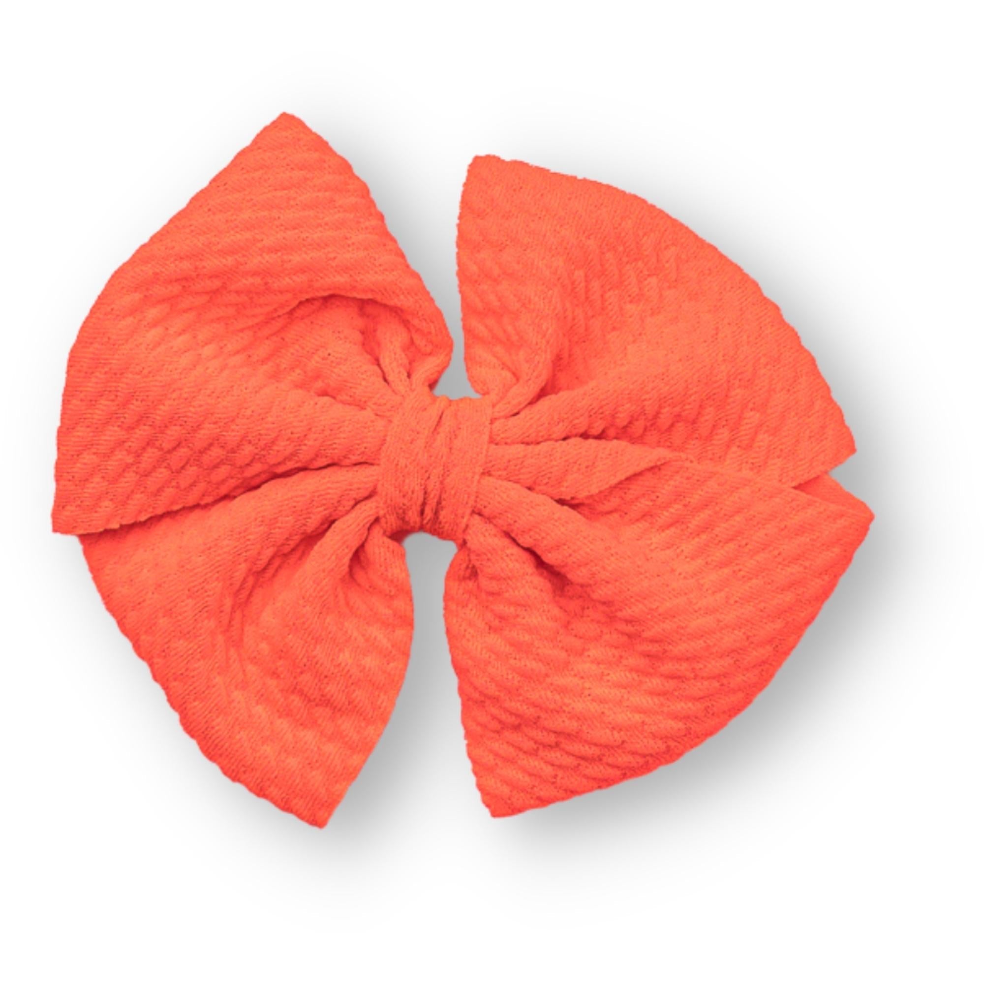 Neon Coral Butterfly and Dainty