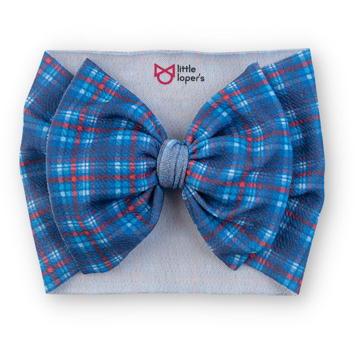 Royal Plaid Headwrap
