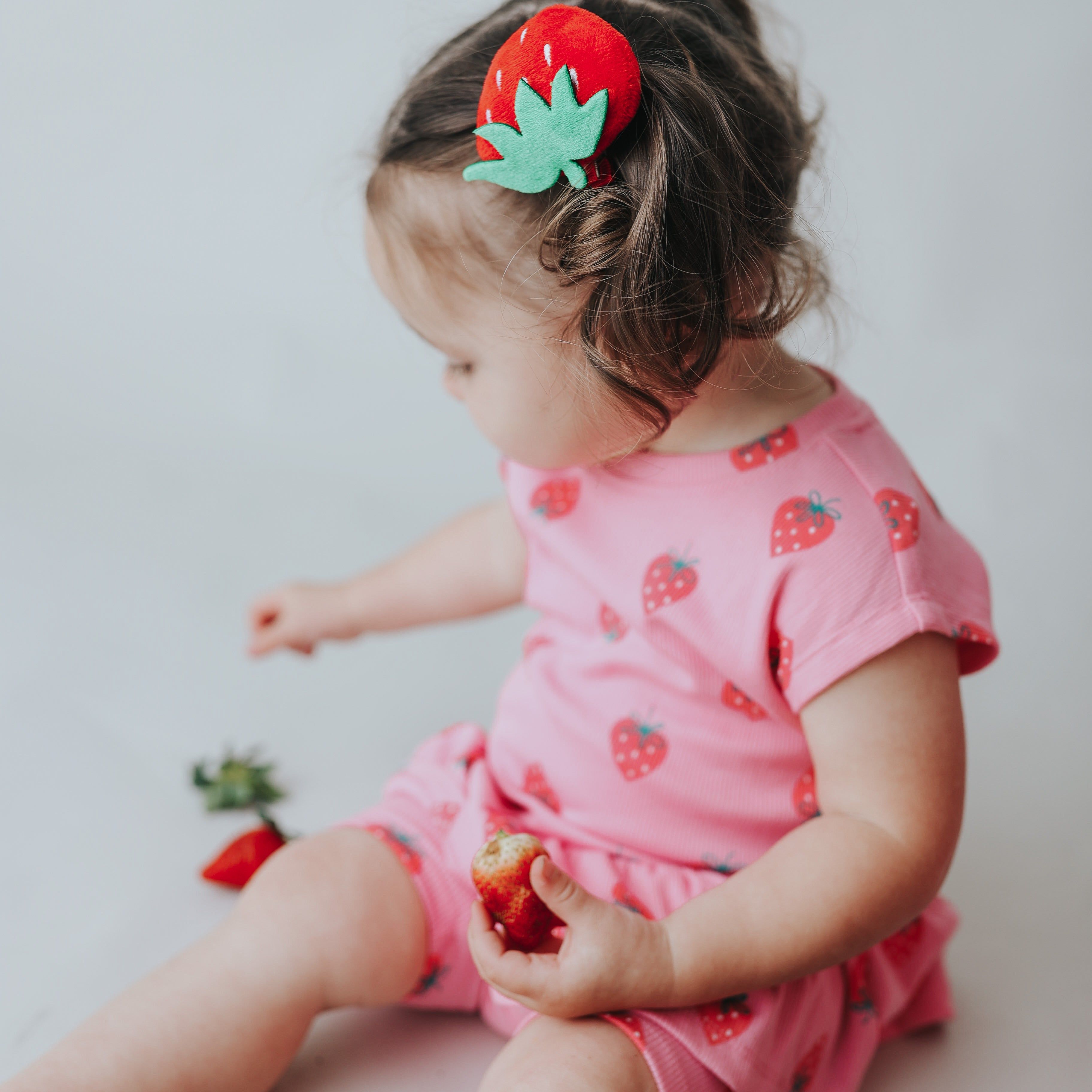 Strawberry Plush Clip