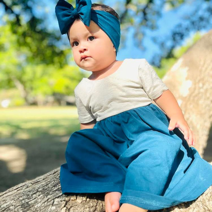 Sapphire Organic Knit Headwrap