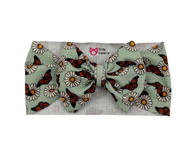 Monarch Floral Headwrap