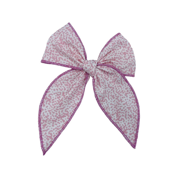 Swanky Bow - Pink Spots