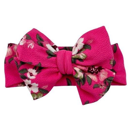 Pink Pansy Headwrap