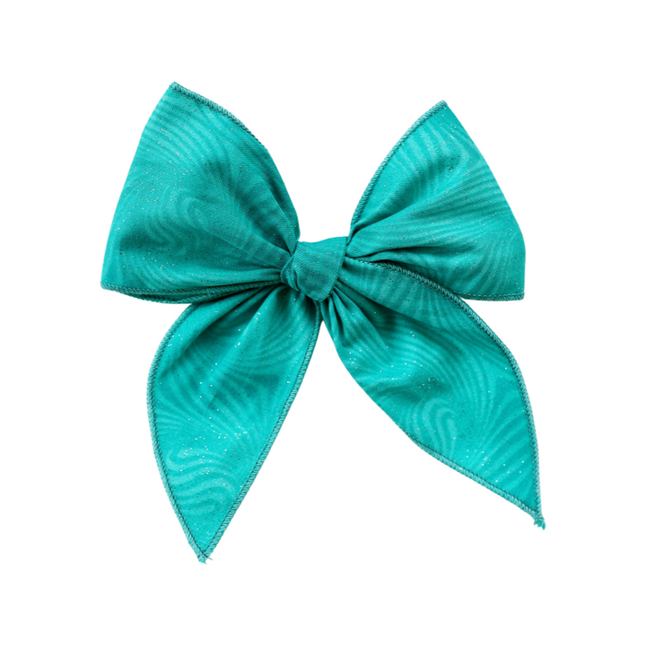 Swanky Bow - Blue Shimmer