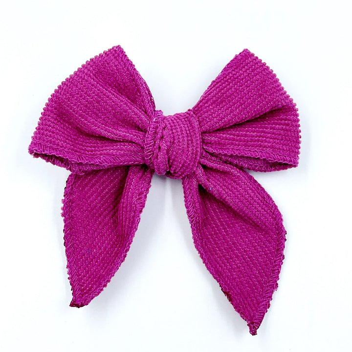 Mini Swanky Bows Corduroy