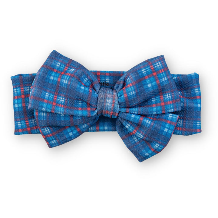 Royal Plaid Headwrap