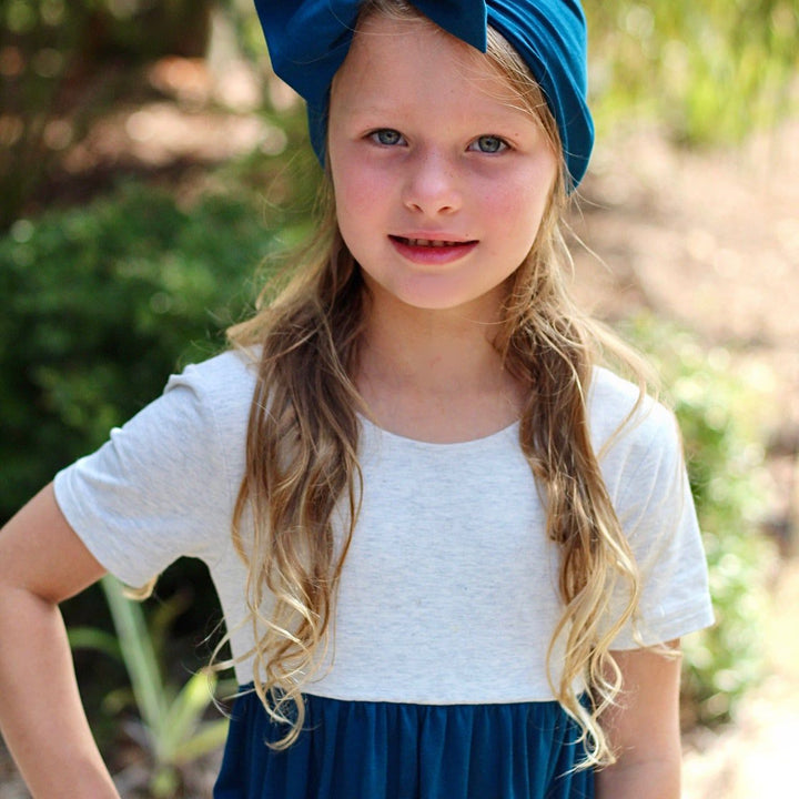 Sapphire Organic Knit Headwrap