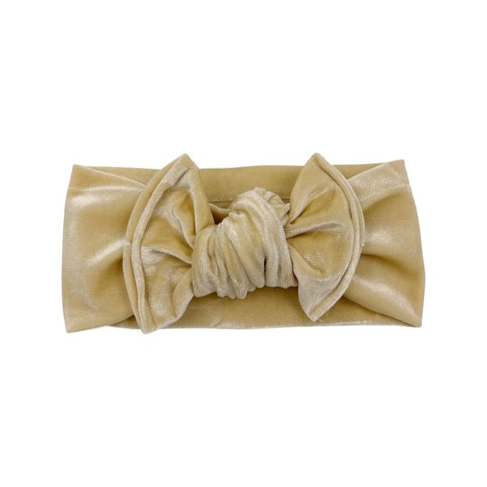 Chunky Knot Velvet Bow