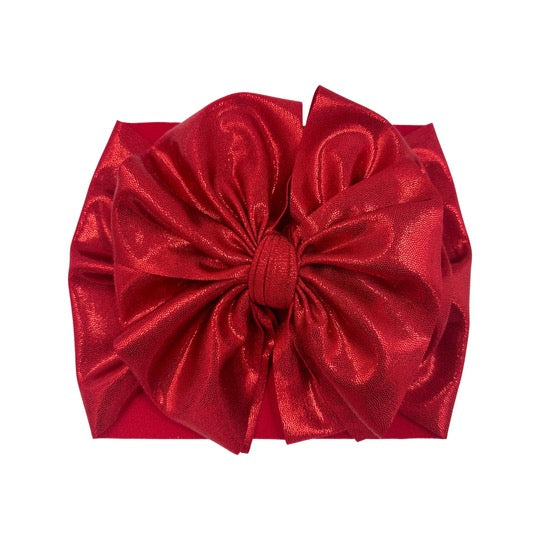 Red Shimmer Headwrap