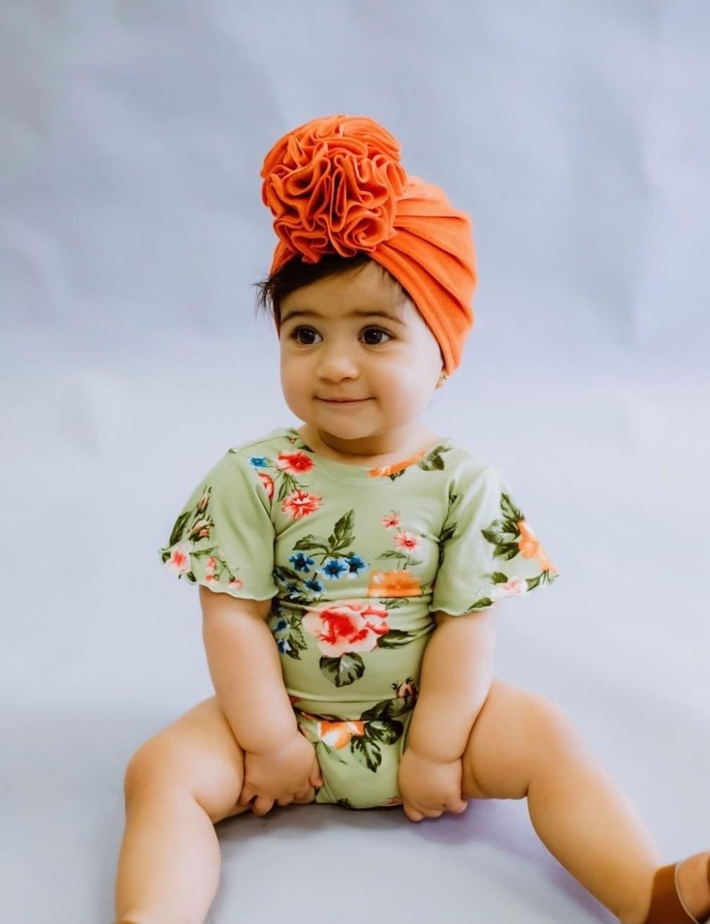 Velvet Bloom Turban