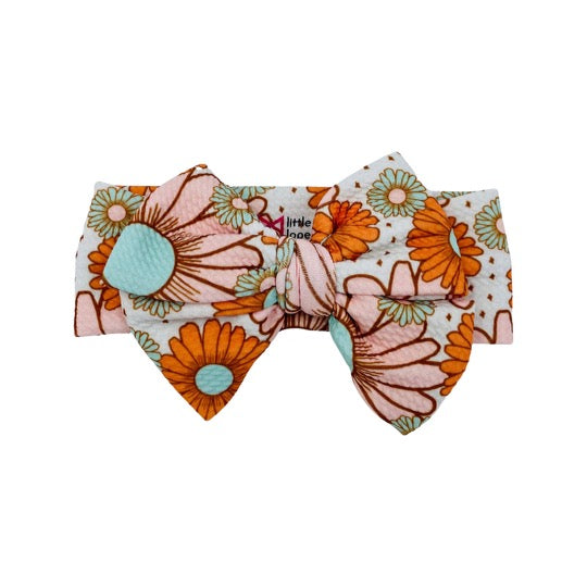 Daisy Floral Headwrap