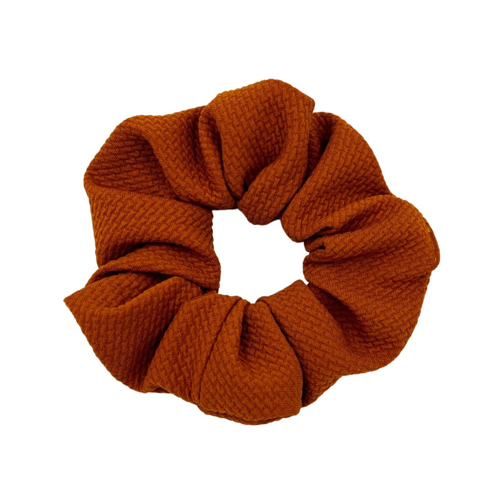 Burnt Orange Scrunchie